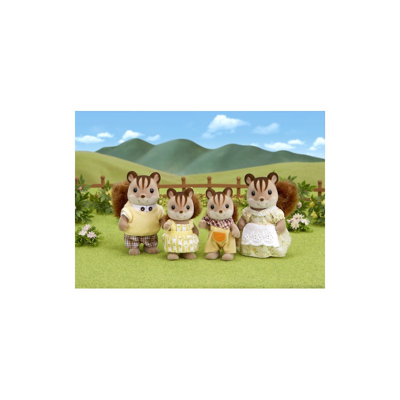 Familie Walnoot eekhoorn 4172