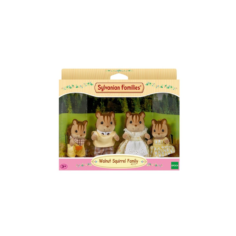 Familie Walnoot eekhoorn 4172