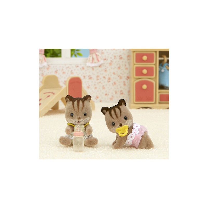 Tweeling Walnoot eekhoorn 3218