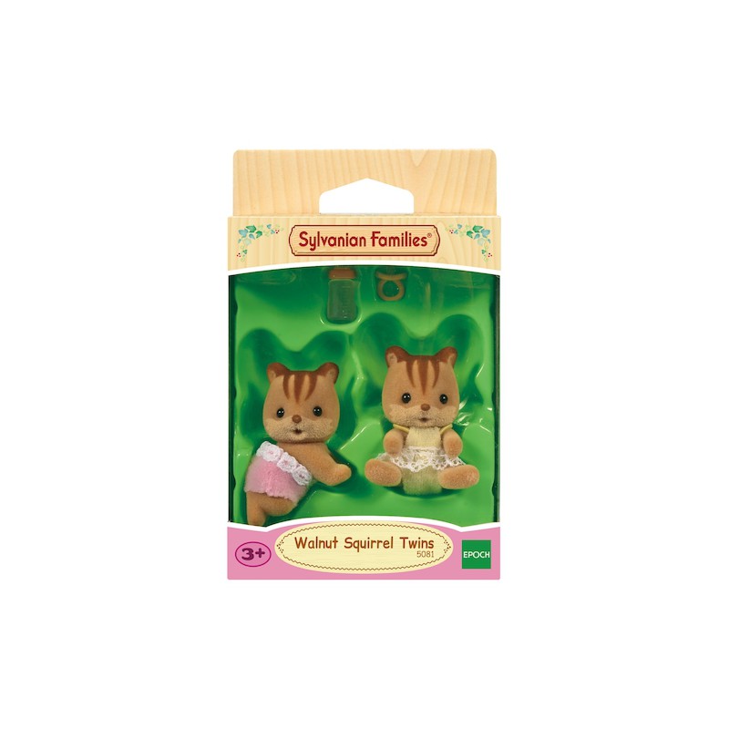 Tweeling Walnoot eekhoorn 3218