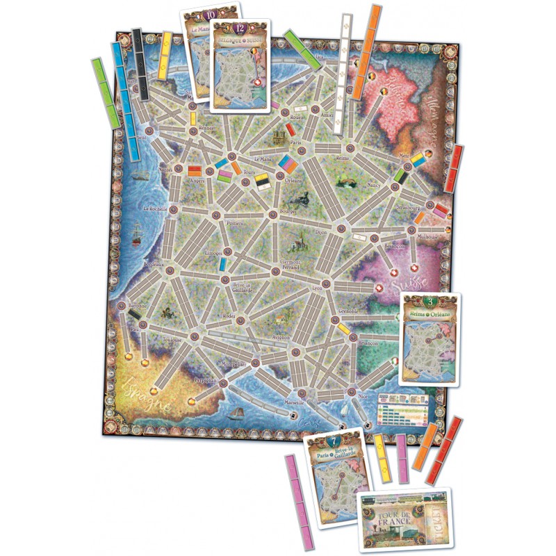 Ticket to ride France - Bordspel, Asmodee