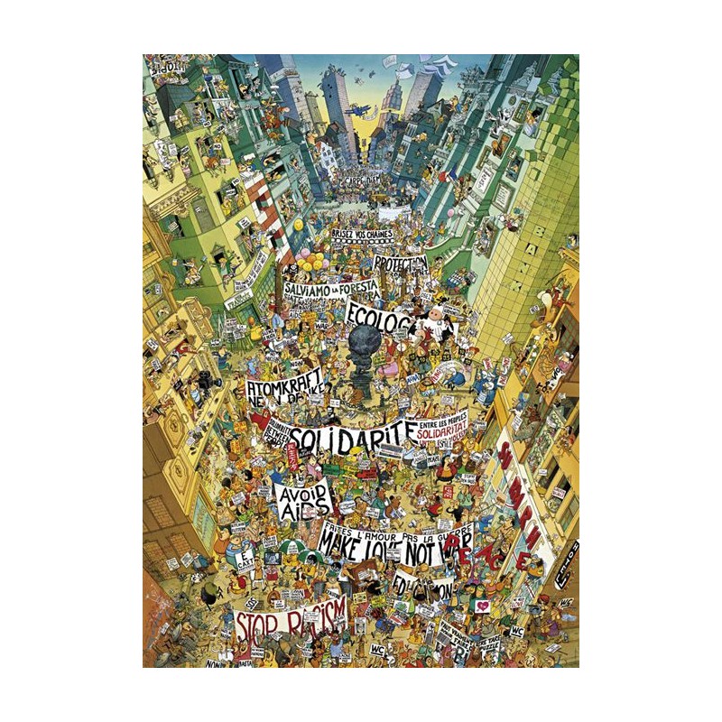Protest, Heye puzzel 2000 stukjes