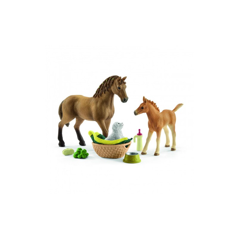 Schleich  baby dieren verzorging set 42432