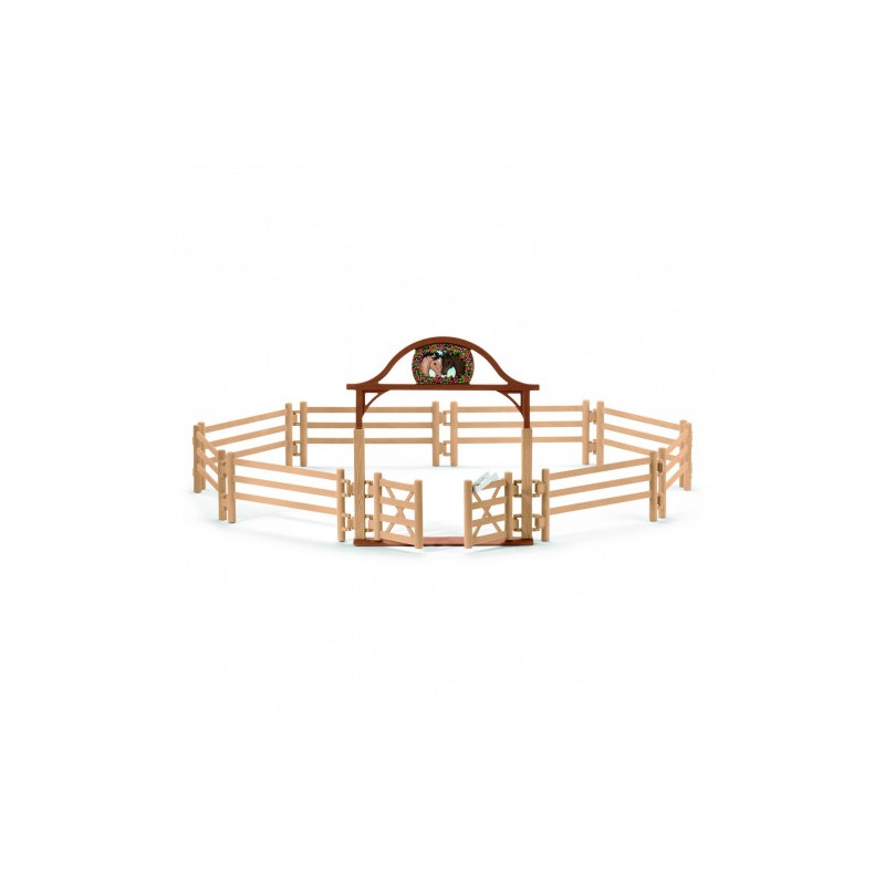 Schleich  paardenwei met teogangspoort 42434
