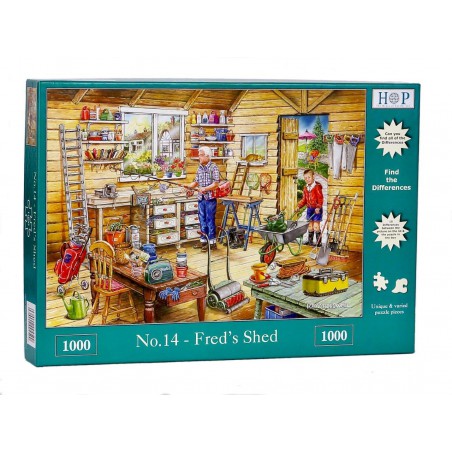 No.14 -Fred's shed, Hop Puzzels1000st