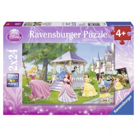 Ravensburger  2*24stukjes Betoverende prinsessen