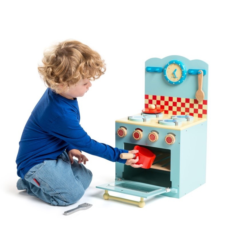 Oven met kookplaat blauw, Le Toy Van