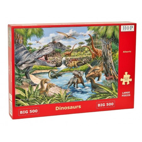 Dinosaurs, Hop Puzzels 500 XL stukjes