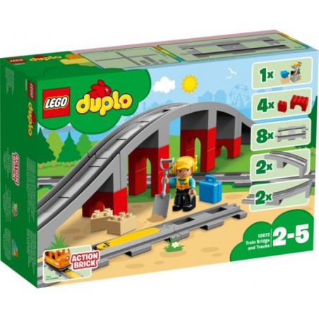 LEGO Juniors Treinbrug en-rails 10872