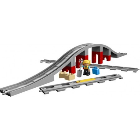 LEGO Juniors Treinbrug en-rails 10872