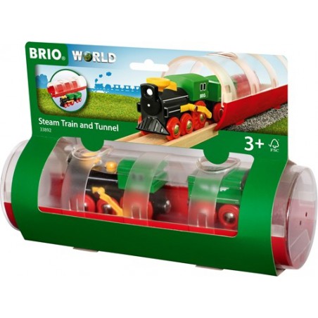 Brio Stoomtrein & Tunnel