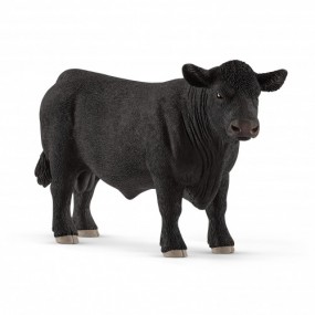 Schleich Zwarte Angus Stier, 13879