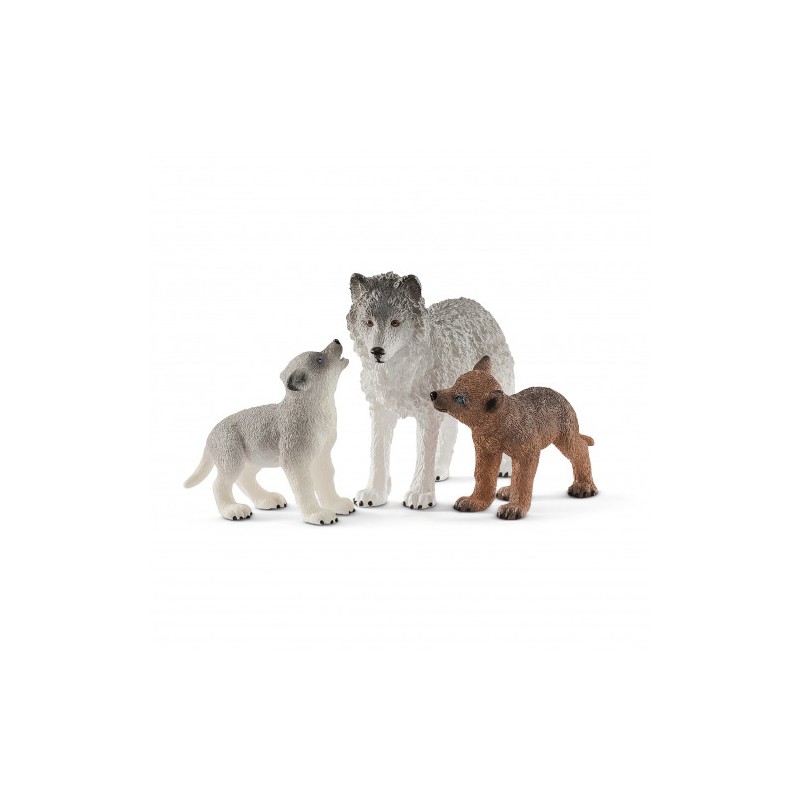 Schleich Wolvin met welpen, 42472