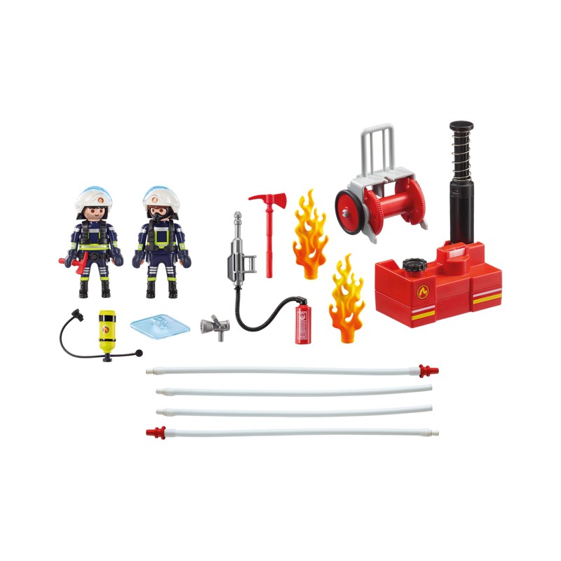Playmobil City Action 9468 Brandweerteam met waterpomp