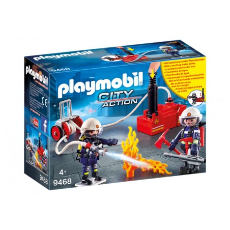 Playmobil City Action 9468 Brandweerteam met waterpomp