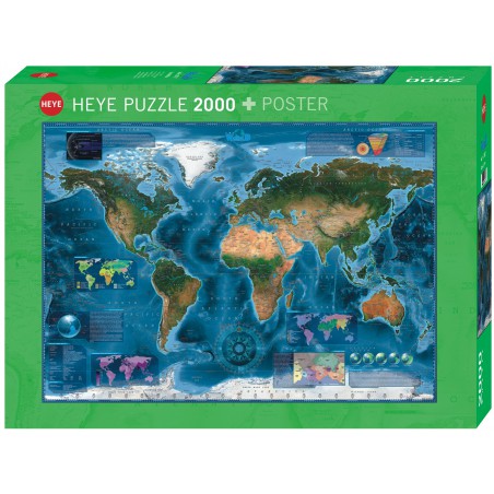 Satellite Map, Heye puzzel 2000 stukjes