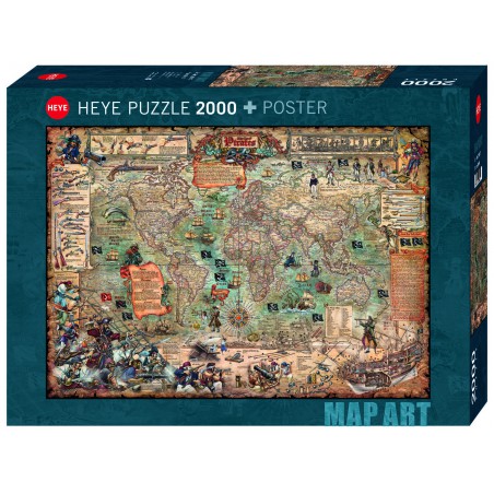 Pirate World, Heye puzzel 2000 stukjes