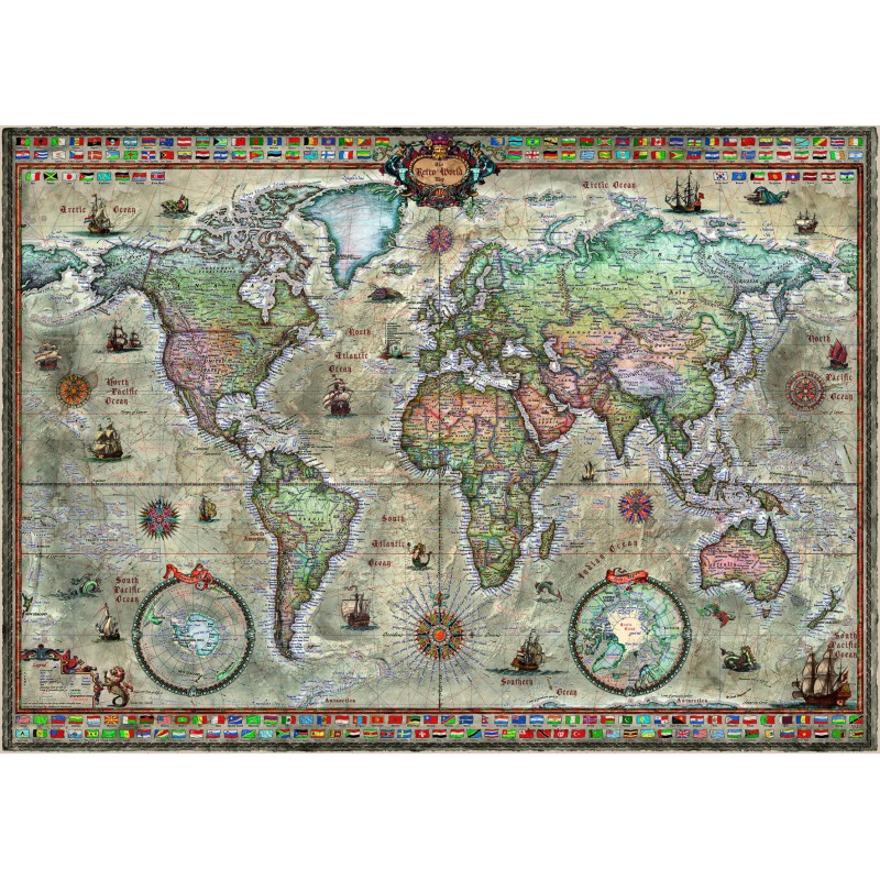 Retro World, Heye puzzel 1000 stukjes