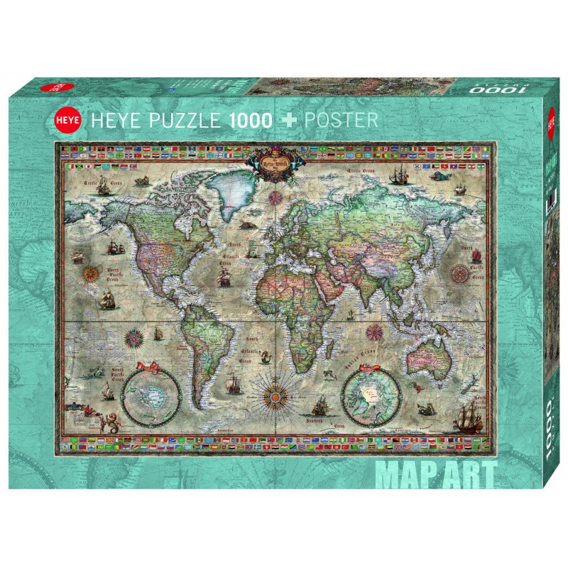 Retro World, Heye puzzel 1000 stukjes