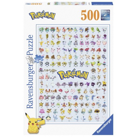 Pokémon: eerste generatie 500stukjes Ravensburger