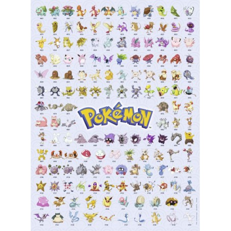 Pokémon: eerste generatie 500stukjes Ravensburger