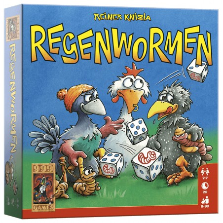 Regenwormen - Dobbelspel, 999games Regenwormen - Dobbelspel, 999games
