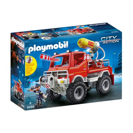 Playmobil City Action 9466 Brandweer treinwagen met waterkanon