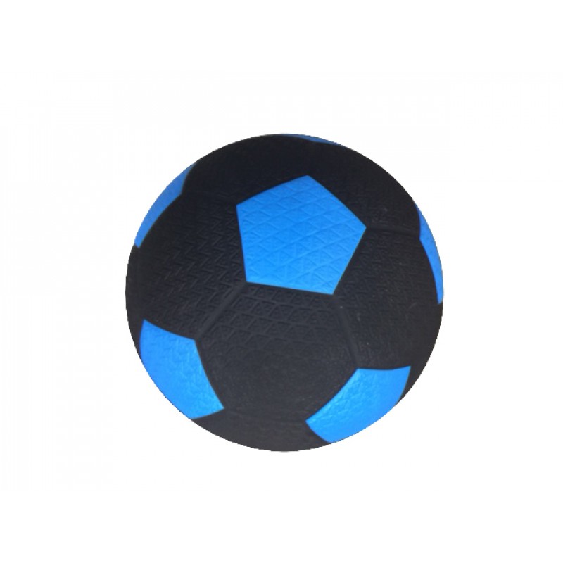 Rubberen straatvoetbal maat 5 (blauw)