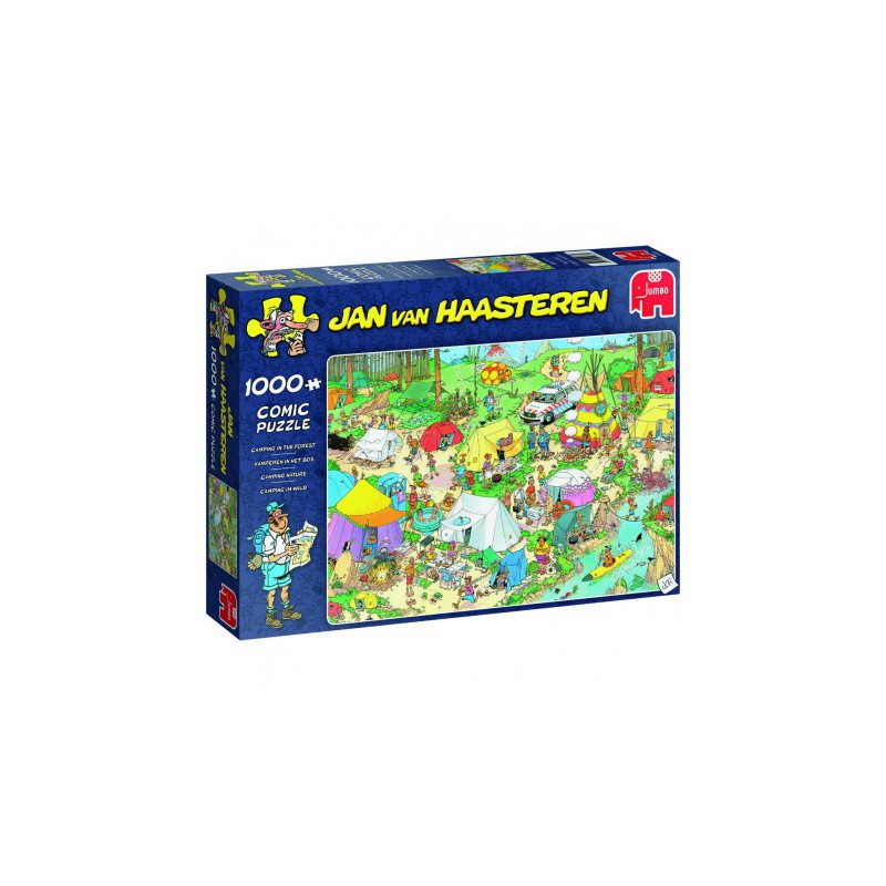 Jan van Haasteren Kamperen in het bos 1000stukjes
