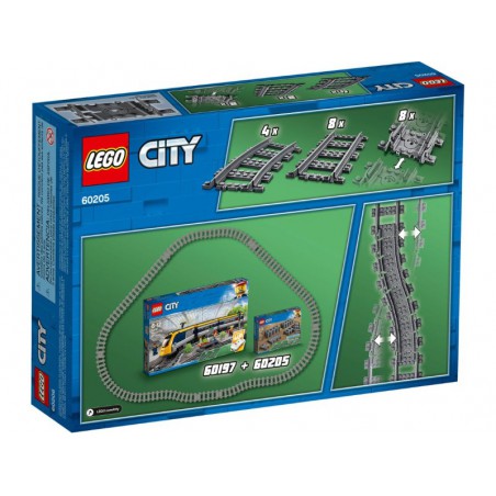 LEGO CITY - 60205 Rechte en gebogen rails