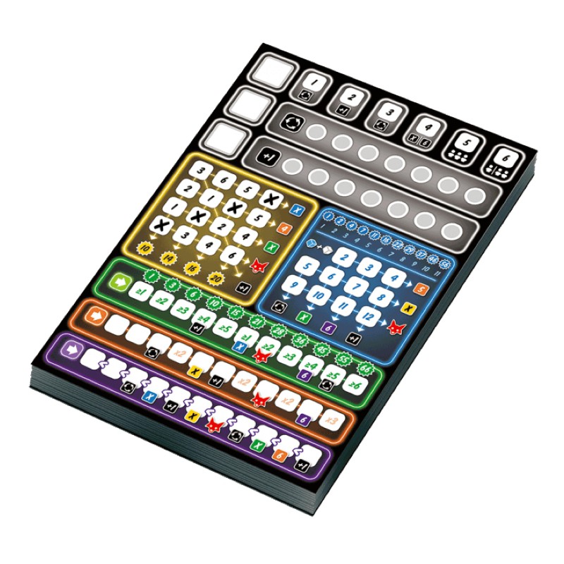 Clever Scoreblok 2 stuks - Dobbelspel, 999 games