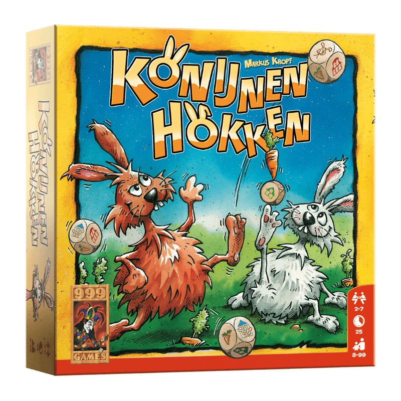 Konijnen Hokken - Dobbelspel, 999games