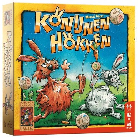 Konijnen Hokken - Dobbelspel, 999games