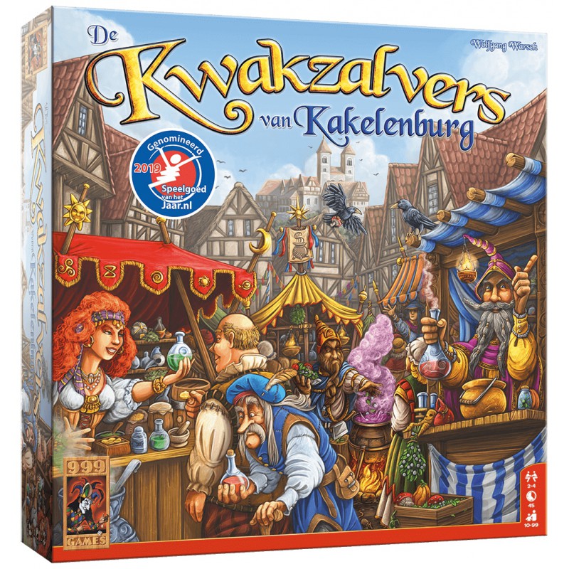 De Kwakzalvers van Kakelenburg - Bordspel, 999games
