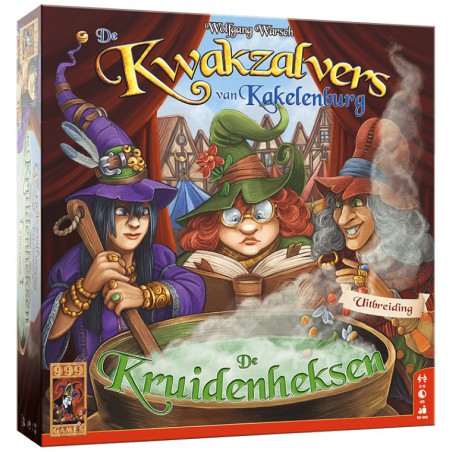 De Kwakzalvers van Kakelenburg: De Kruidenheksen - Bordspel, 999games
