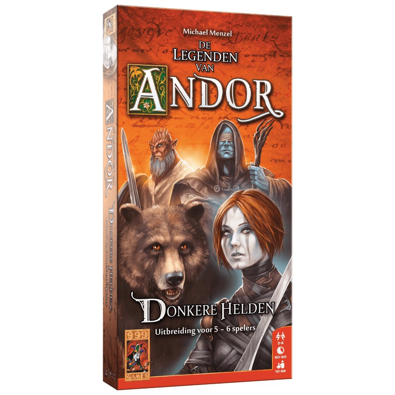 De Legenden van Andor: Donkere Helden 5/6 - Bordspel, 999 games