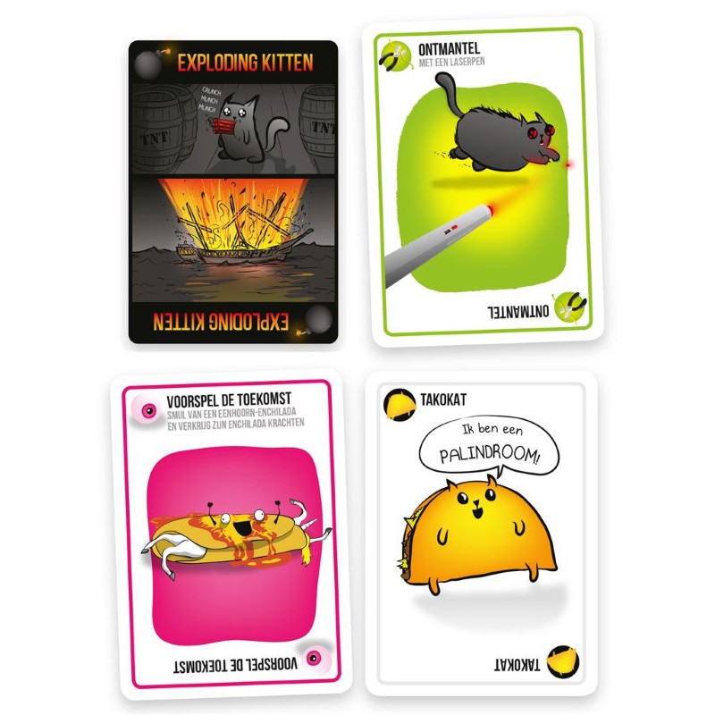 Exploding Kittens NL - Kaartspel, Asmodee