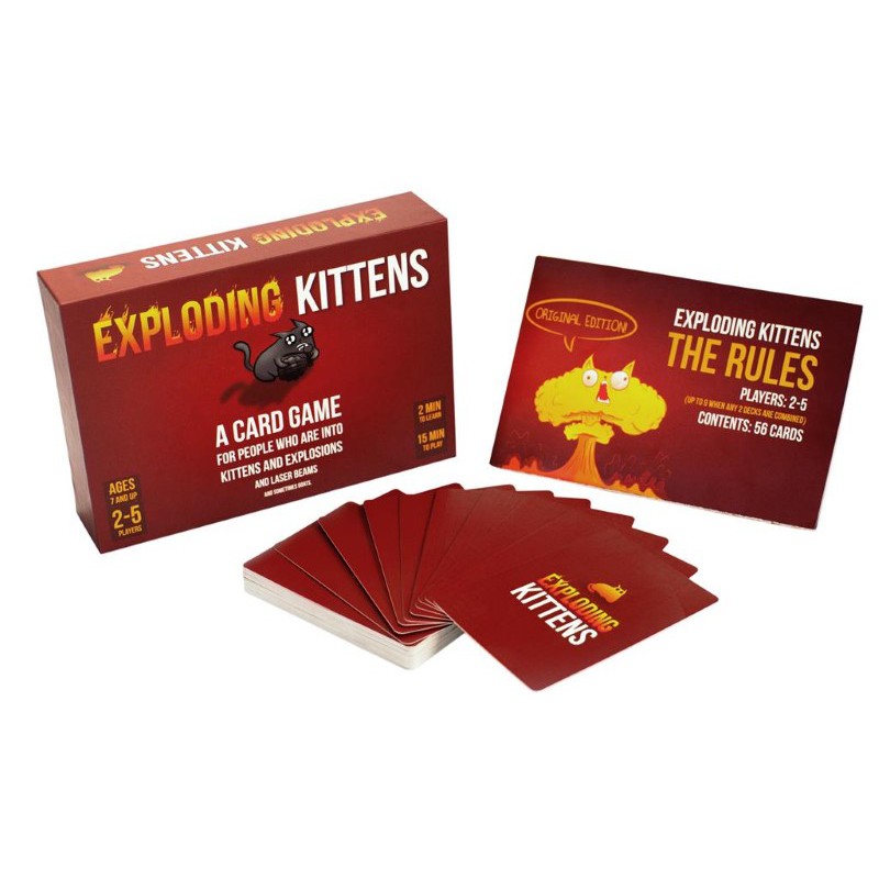 Exploding Kittens Originele Editie - Kaartspel, Asmodee