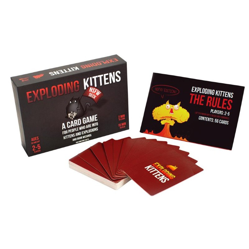 Exploding Kittens NSFW Editie - Kaartspel, Asmodee