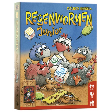 Regenwormen Junior - Dobbelspel, 999games