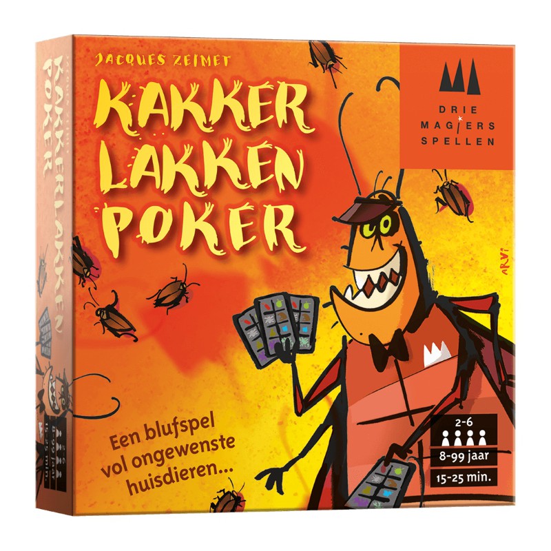 Kakkerlakkenpoker - Kaartspel, 999games
