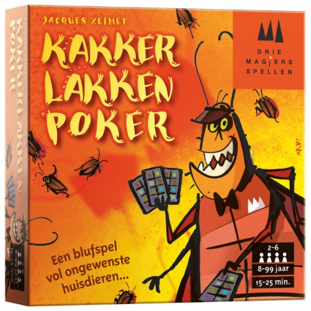 Kakkerlakkenpoker - Kaartspel, 999games