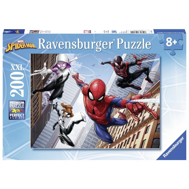 Spiderman, de kracht van de spin 200stukjes Ravensburger
