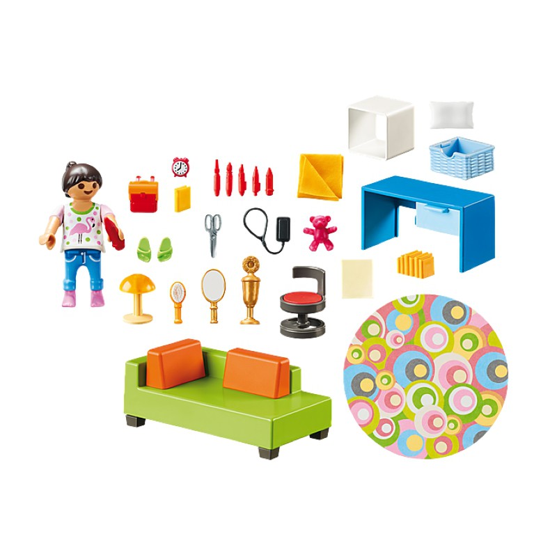 Playmobil Dollhouse 70209 Kinderkamer met bedbank