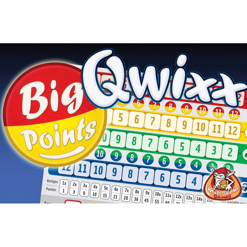Qwixx: Scoreblok Big Points