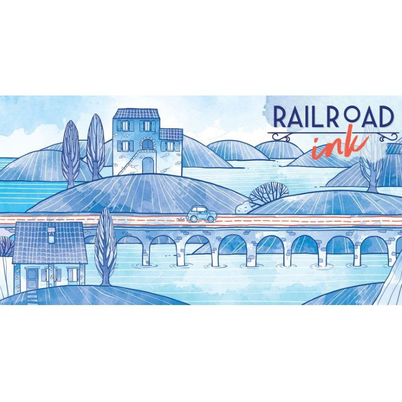 Railroad Ink (Diepblauwe versie)