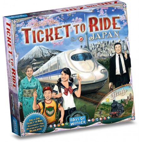 Ticket to Ride Japan/Italie - Bordspel, Asmodee