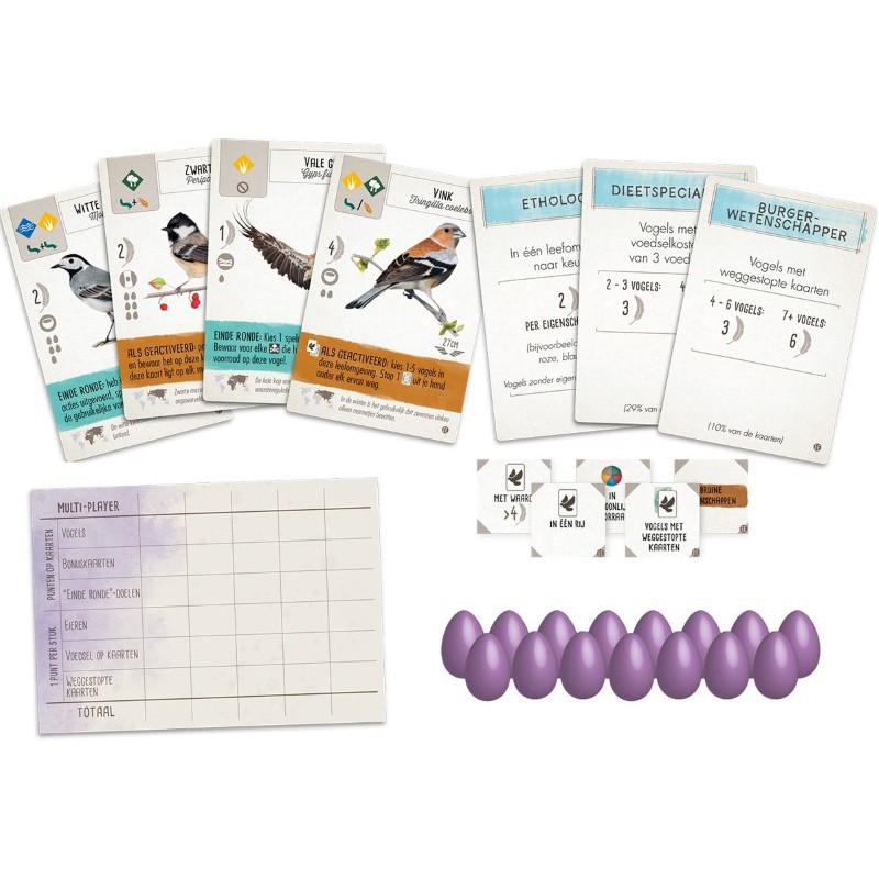 Wingspan uitbreiding: Europa  - Bordspel, 999games