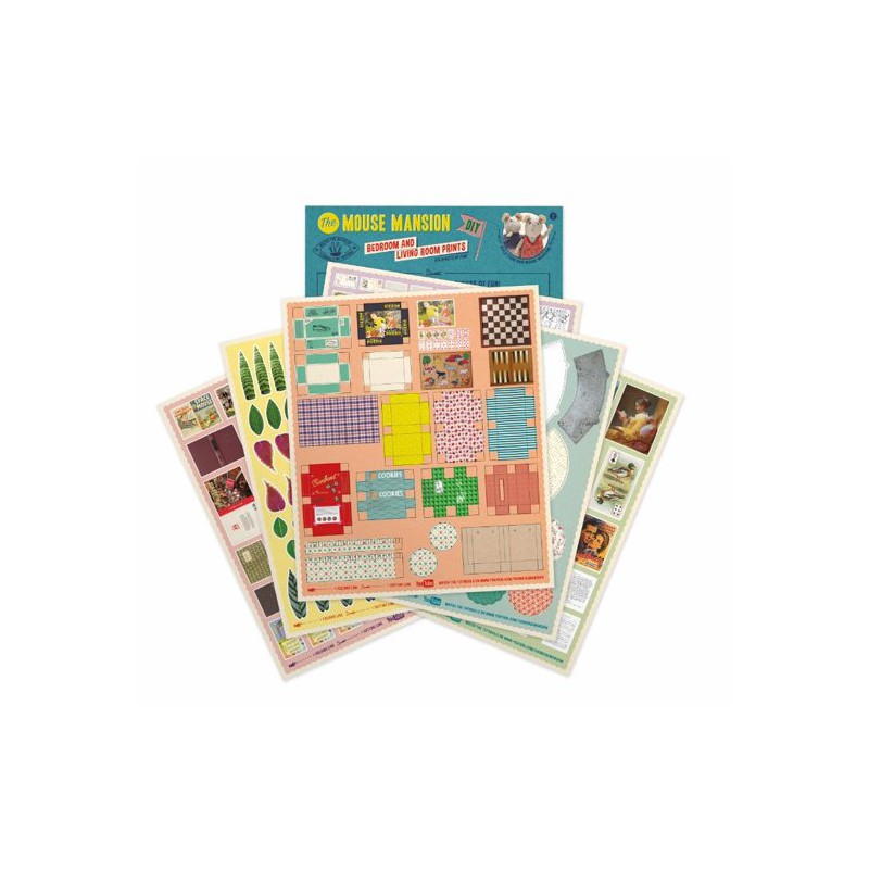 Het Muizenhuis knipvellen - woonkamer/Slaapkamer