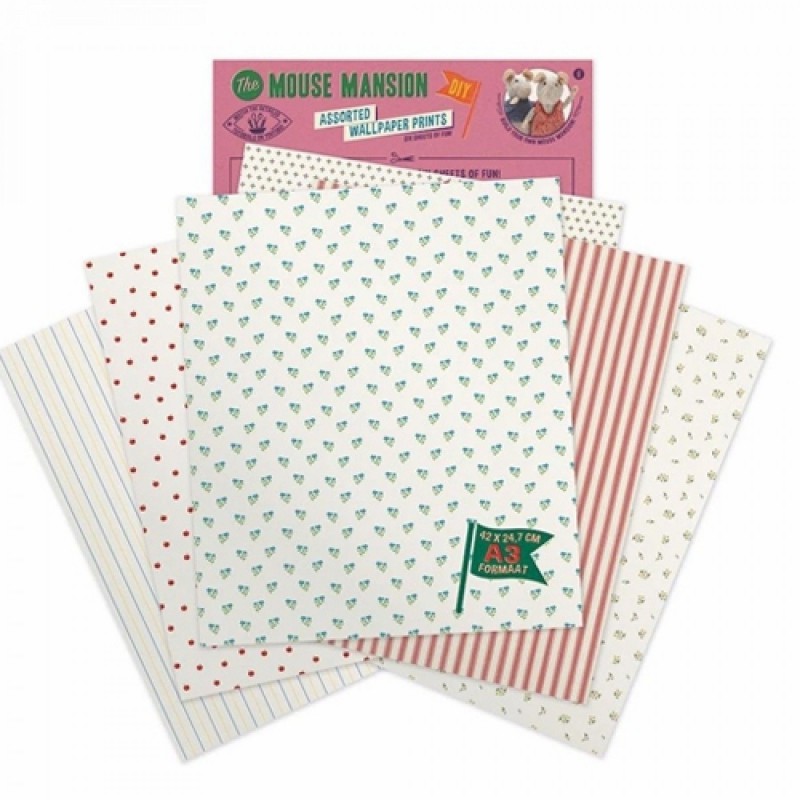 Het Muizenhuis knipvellen - behang